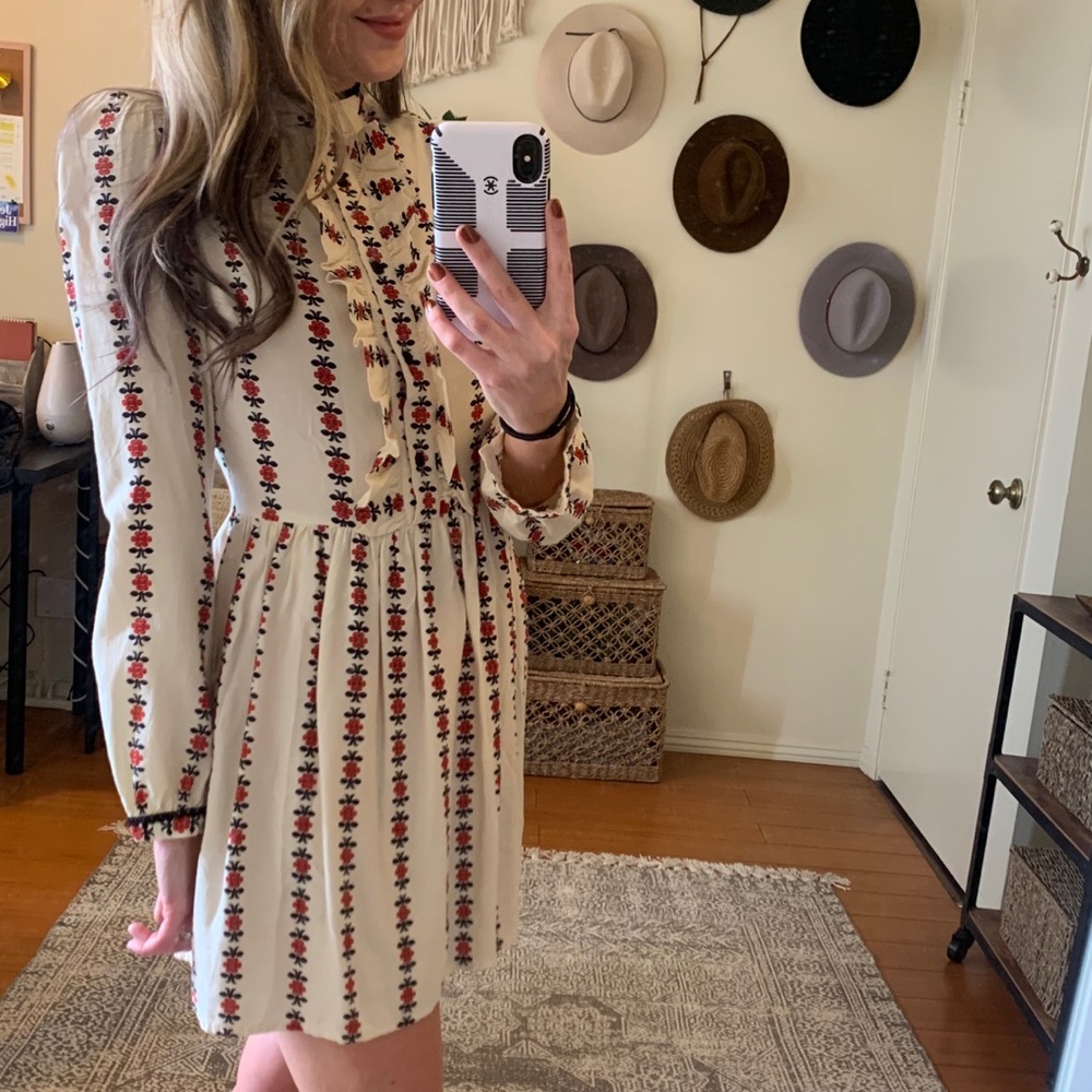 Motel Rocks Verna Dutch Skater Dress XS